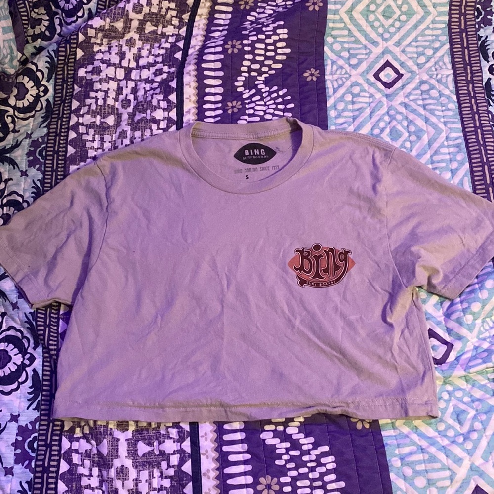 Cropped bing t-shirt